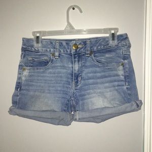 American Eagle “Super Super Stretch” Jean Shorts